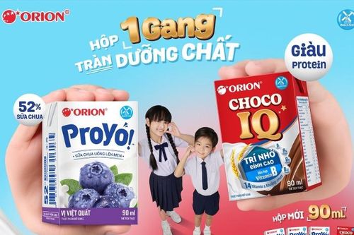 Orion ra mắt sản phẩm sữa phiên bản hộp nhỏ 90ml