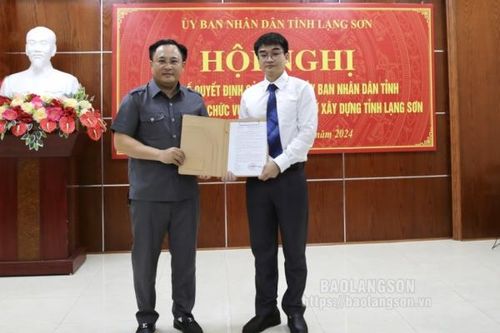 Lạng Sơn có tân Phó Giám đốc Sở Xây dựng, Sở Giao thông vận tải
