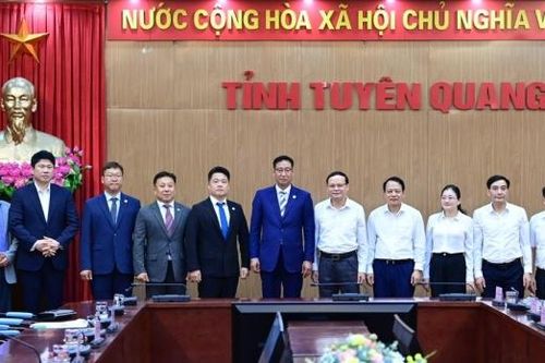 Một doanh nghiệp Hàn Quốc tìm cơ hội đầu tư lĩnh vực công nghiệp tại Tuyên Quang