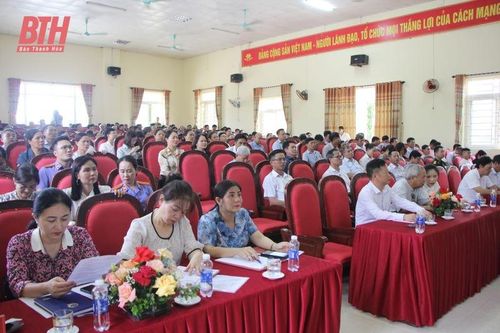 Đại biểu HĐND tỉnh tiếp xúc cử tri huyện Hà Trung