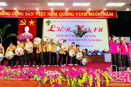 TP. Thái Nguyên: Sôi nổi Liên hoan tiếng hát người cao tuổi