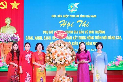 Phụ nữ tỉnh Hà Nam tổ chức hội thi bảo vệ môi trường sáng, xanh, sạch, đẹp