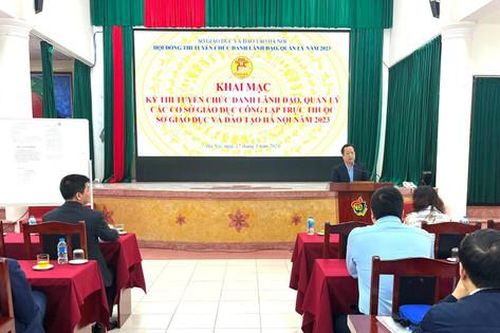 15 ứng viên trúng tuyển chức danh hiệu trưởng, phó hiệu trưởng