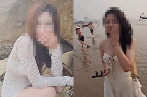 TikToker quay lén trên bãi biển lập kênh mới, tiếp tục đăng video