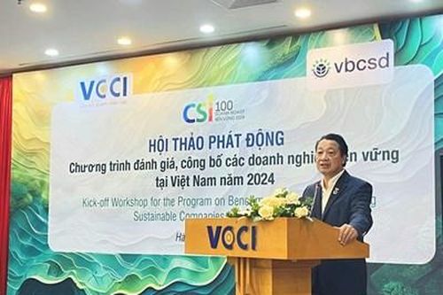 Phát động Chương trình đánh giá, công bố doanh nghiệp bền vững tại Việt Nam năm 2024