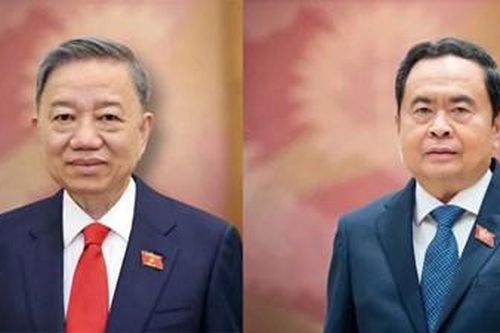 Thư chúc mừng Chủ tịch nước Tô Lâm và Chủ tịch Quốc hội Trần Thanh Mẫn