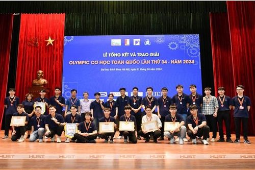 21 giải Nhất được trao tại Olympic Cơ học sinh viên toàn quốc lần thứ 34