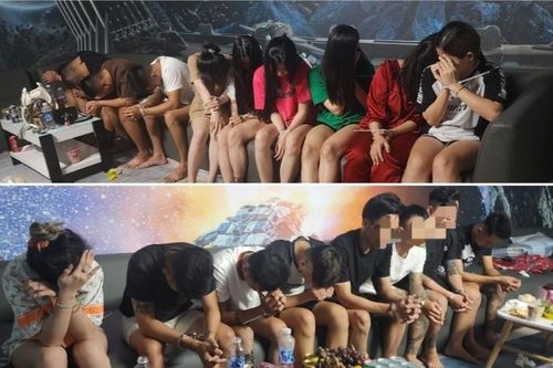 Triệt xóa phòng 'bay' phát hiện 12 đối tượng dương tính ma túy