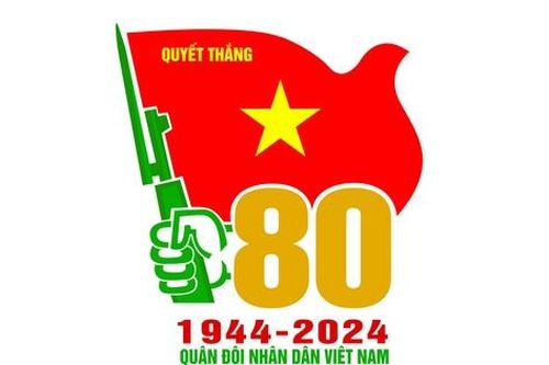 Bộ Quốc phòng công bố mẫu biểu trưng kỷ niệm 80 năm ngày thành lập Quân đội
