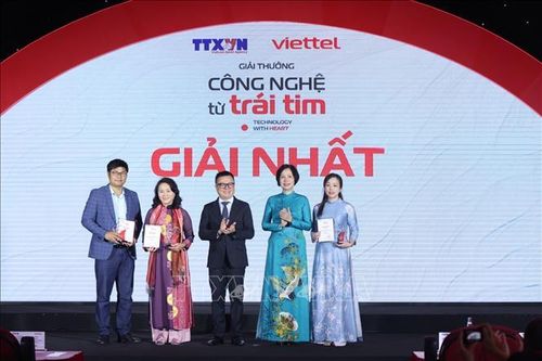 Lễ trao giải và trưng bày Giải thưởng 'Công nghệ từ trái tim'