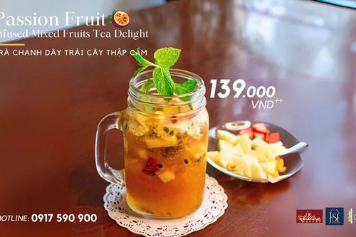 Mát lạnh trà chanh dây trái cây thập cẩm