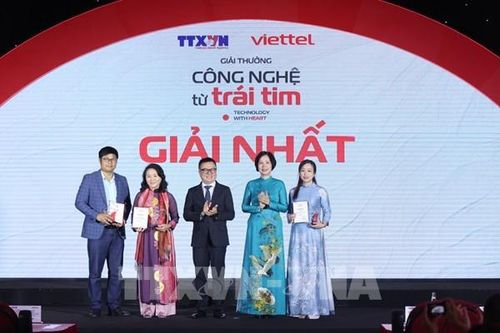 32 tác phẩm xuất sắc đoạt Giải thưởng Công nghệ từ trái tim