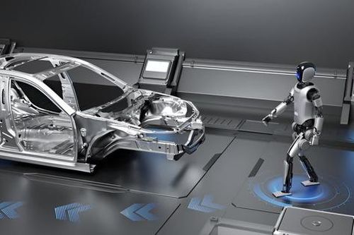 Dongfeng Motor sử dụng robot hình người trong dây chuyền sản xuất ô tô