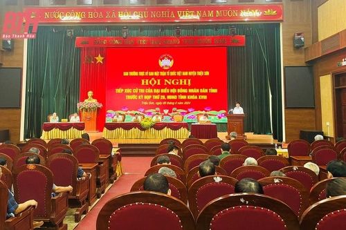 Đại biểu HĐND tỉnh tiếp xúc cử tri huyện Triệu Sơn