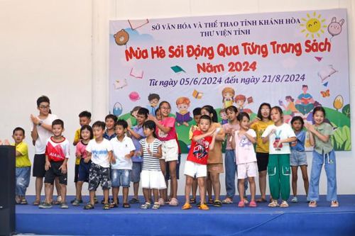 Thư viện tỉnh Khánh Hòa khai mạc các hoạt động hè dành cho thiếu nhi