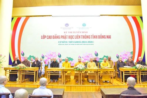 Đồng Nai: Khai mạc kỳ thi tuyển sinh Lớp Cao đẳng Phật học liên thông (2024-2026)