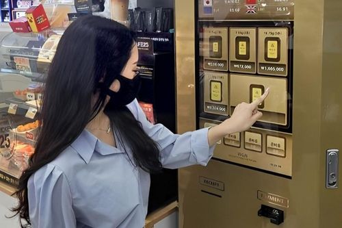 Dịch vụ bán vàng qua máy tự động tại Hàn Quốc thu hút giới trẻ