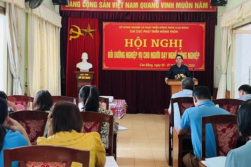25 học viên được bồi dưỡng nghiệp vụ cho người dạy nghề nông nghiệp
