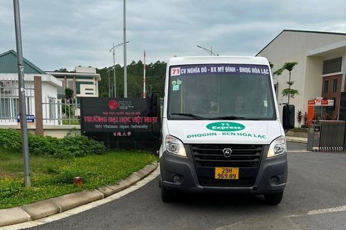 Vận hành tuyến buýt Công viên Nghĩa Đô - Đại học Quốc gia Hà Nội (cơ sở Hòa Lạc)
