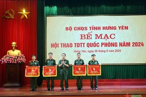 Bộ CHQS tỉnh Hưng Yên tổ chức thành công Hội thao thể dục thể thao quốc phòng năm 2024