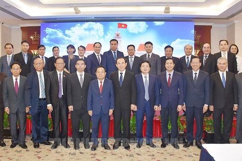 Bí thư TPHCM tiếp Chủ nhiệm Ban Kiểm tra Trung ương, Tổng Thanh tra Nhà nước Lào