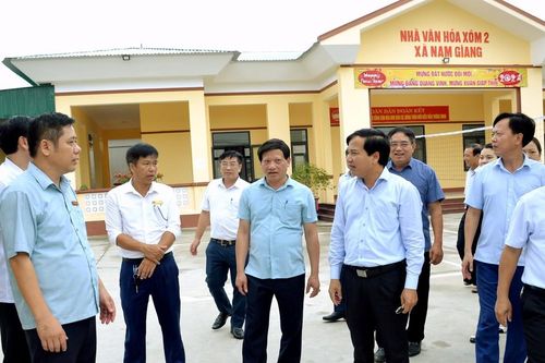 Hội đồng nhân dân tỉnh giám sát thực hiện nông thôn mới tại huyện Nam Đàn