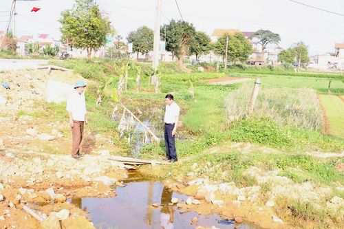 Khắc phục ngập úng đồng ruộng liên quan thi công đường ven biển Nghi Sơn - Cửa Lò