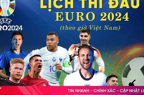Lịch thi đấu EURO 2024 cập nhật mới và chi tiết nhất
