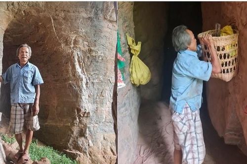Độc lạ người đàn ông Việt sống trong hang đá gần trăm năm, được xây nhà cho nhưng nhất quyết không ở