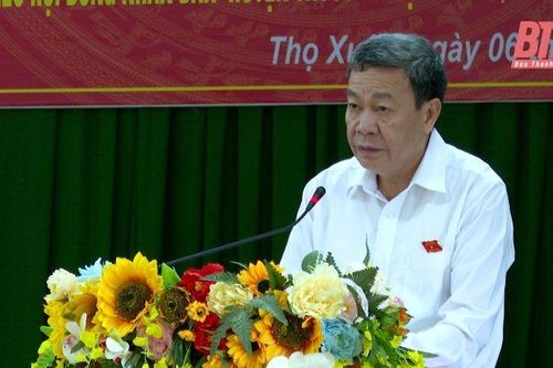 Tổ đại biểu HĐND tỉnh tiếp xúc cử tri tại huyện Thọ Xuân