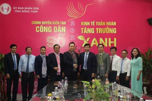 Lãnh đạo tỉnh tiếp và làm việc với Đoàn công tác Hiệp hội doanh nghiệp Hàn Quốc tại Việt Nam