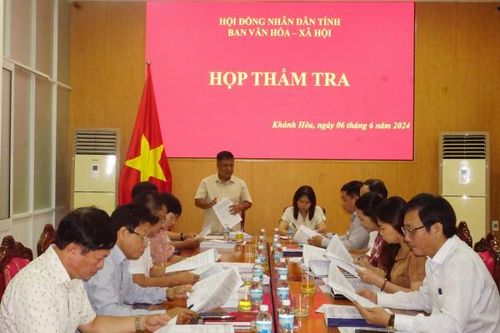 Ban Văn hóa - Xã hội HĐND tỉnh Khánh Hòa: Thẩm tra 2 nội dung UBND tỉnh trình Kỳ họp chuyên đề HĐND tỉnh khóa VII