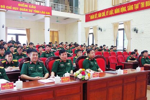Ngày chính trị và văn hóa tinh thần tại Bộ Chỉ huy Quân sự tỉnh