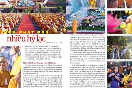 Mùa Phật đản nhiều hỷ lạc