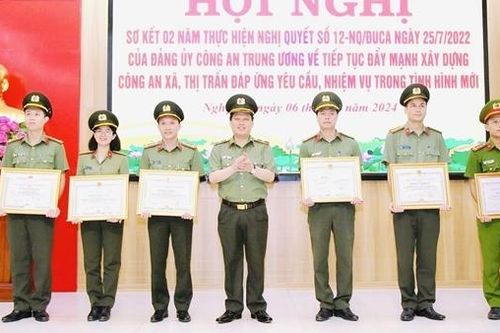 Công an Nghệ An sơ kết 2 năm thực hiện Nghị quyết số 12 của Đảng ủy Công an Trung ương
