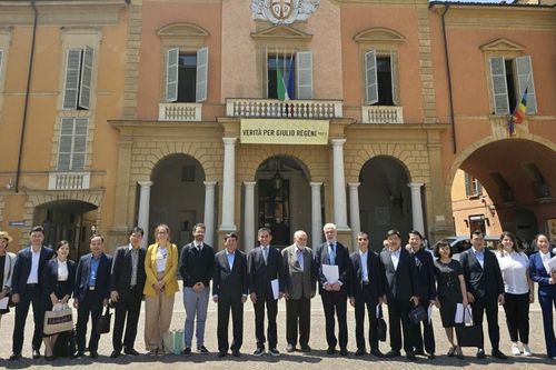Chủ tịch UBND tỉnh Hoàng Xuân Ánh làm việc với tỉnh Reggio Emilia (Cộng hòa Italia)