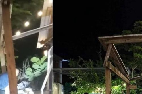 Đang uống cà phê cô giáo bị bê tông rơi vào người tử vong