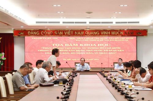 Vận dụng tư tưởng của Bác trong xây dựng Nhà nước pháp quyền của Nhân dân