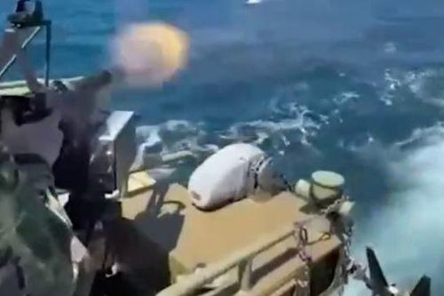 Nga dùng súng nòng xoay Gatling để khắc chế tàu không người lái Ukraine
