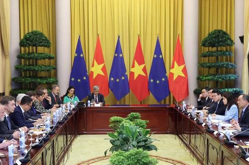 Chủ tịch nước Tô Lâm tiếp Đại sứ các nước Liên minh châu Âu