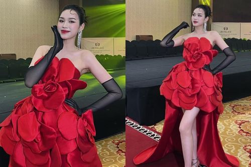 Đỗ Thị Hà trắng 'phát sáng', khoe chân dài 1m11 nuột nà