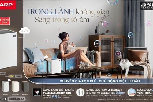 Sharp trình làng thế hệ máy lọc khí mới Sharp Purefit Mini vượt trội hiệu năng
