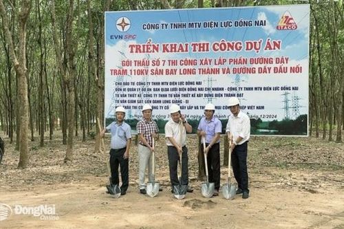 Khởi công xây dựng Trạm biến áp 110kV sân bay Long Thành