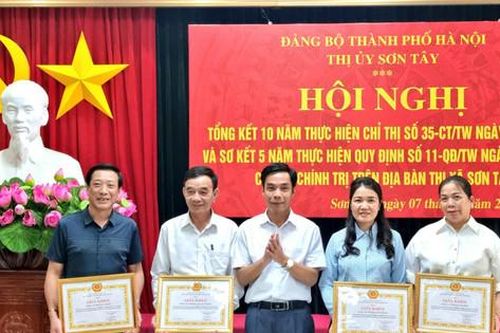 Sơn Tây: Người đứng đầu cấp ủy tiếp 8.592 lượt công dân