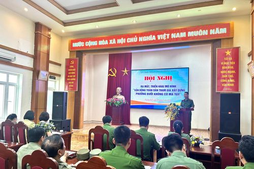 Ra mắt mô hình điểm 'Vận động toàn dân tham gia xây dựng phường không có ma túy'