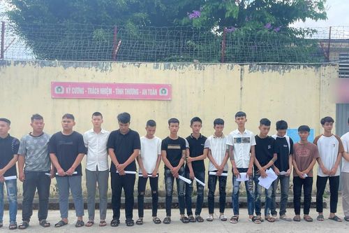 Quảng Nam: Bắt tạm giam 15 bị can gây rối trật tự công cộng