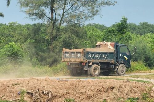 Hải Phòng: xe tải chở đất tung hoành trên đường dân sinh