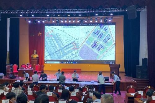 Đấu giá đất ở Mê Linh (Hà Nội): Lô trúng giá cao nhất là 70,8 triệu đồng/m2