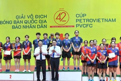 Bế mạc Giải vô địch bóng bàn quốc gia Báo Nhân Dân lần thứ 42