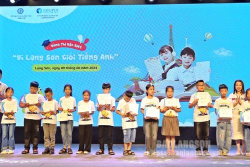 91 học sinh tham dự vòng thi đặc biệt cuộc thi 'Vì Lạng Sơn giỏi Tiếng Anh' cấp Tiểu học năm học 2023-2024